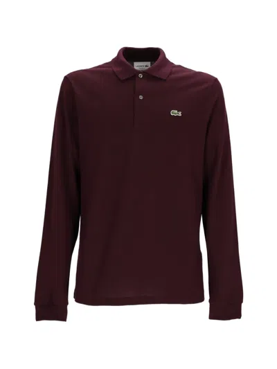 Lacoste Polo Dal Taglio Classico A Maniche Lunghe L.12.12 Original In Multi