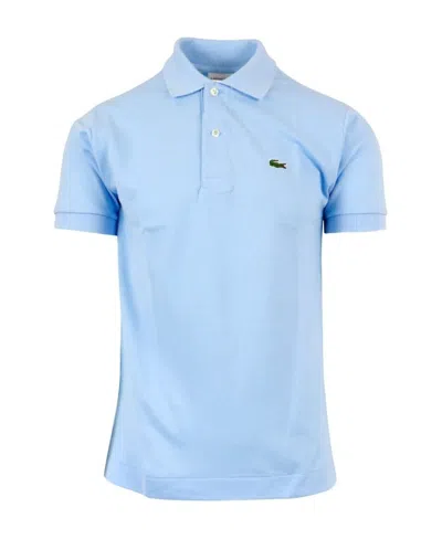 Lacoste Short Sleeved Mens Polo Shirt In Blue