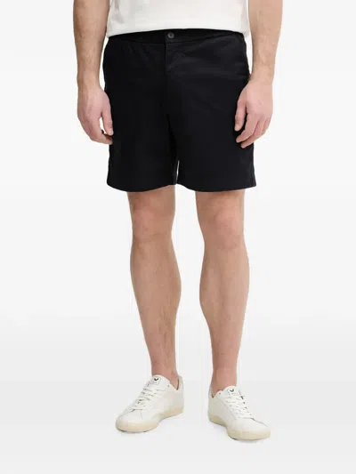 Lacoste Logo-patch Shorts In Black