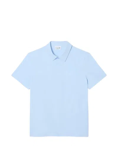 Lacoste Logo-patch Short-sleeve Polo Shirt In Blue