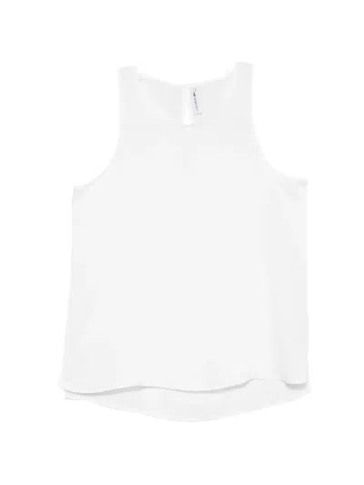 Lacoste Logo-patch Sleeveless Top In White