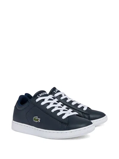 Lacoste Kids' Logo-patch Sneakers In Black