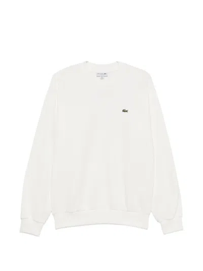 LACOSTE LOGO-PATCH SWEATSHIRT