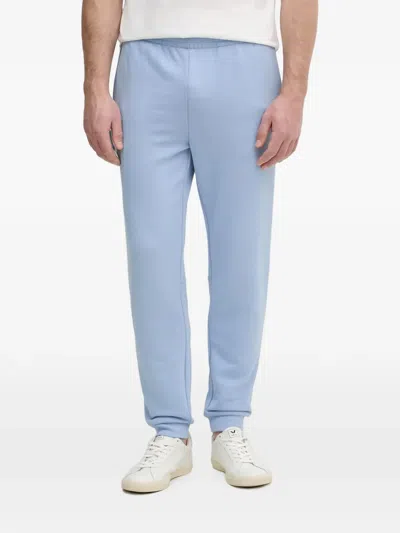 Lacoste Logo-patch Track Pants In Blue