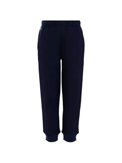 Lacoste Kids' Logo-patch Track Pants In Blue