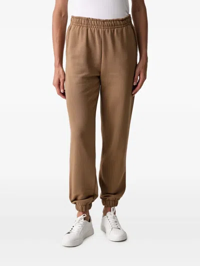 Lacoste Logo-patch Track Pants In Metallic