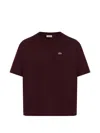 Lacoste Logo-patch T-shirt In Red