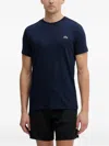 Lacoste Logo-patch T-shirt In Blue