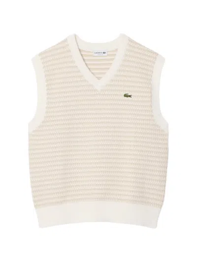 Lacoste Pullunder Mit V-ausschnitt In Multi