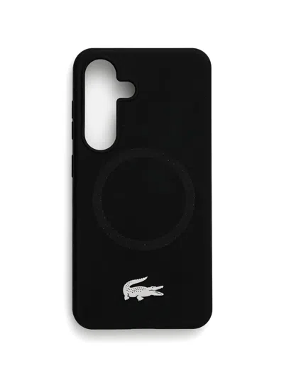 Lacoste Logo-plaque Samsung Galaxy S25 Phone Case In Black