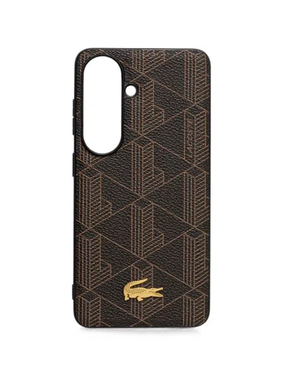Lacoste Logo-plaque Samsung Galaxy S26 Case In Metallic