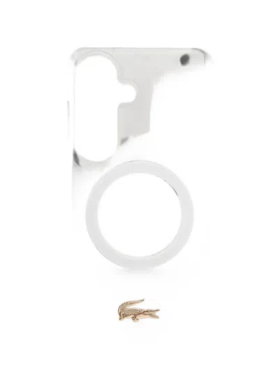 Lacoste Logo-plaque Samsung Galaxy S26 Case In White