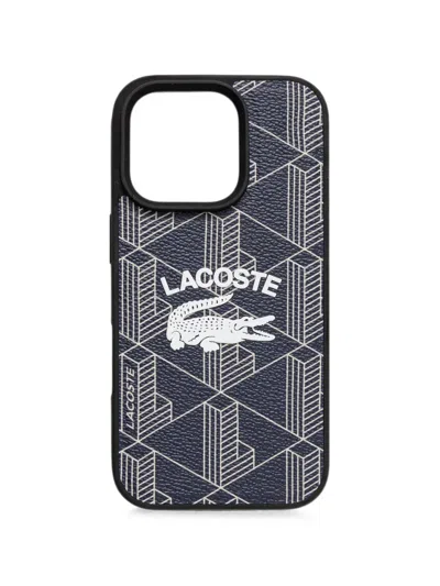 Lacoste Logo-print Geometric-pattern Iphone 16 Case