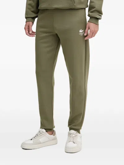 Lacoste Logo-print Track Pants In Green