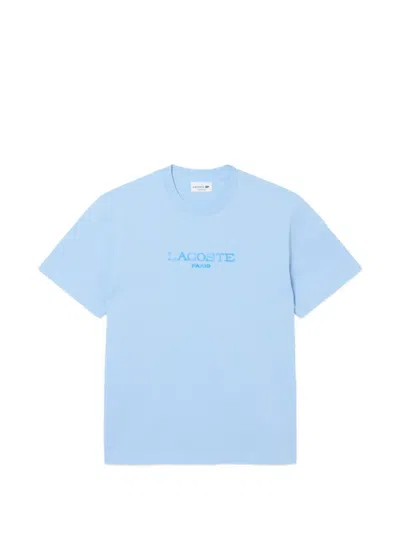 Lacoste Logo-print T-shirt In Blue