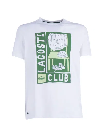 Lacoste Logo-print T-shirt In White