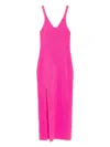 LACOSTE LONG SEAMLESS RIBBED DRESS