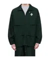 Lacoste Green Runway Canvas Track Jacket In Green