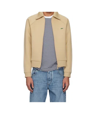 Lacoste Long Sleeve Jacket In Nude