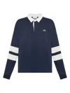 Lacoste Long Sleeve Polo Shirt In Blue