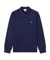Lacoste Classic Fit Long-sleeved L.12.12 Polo In Blue