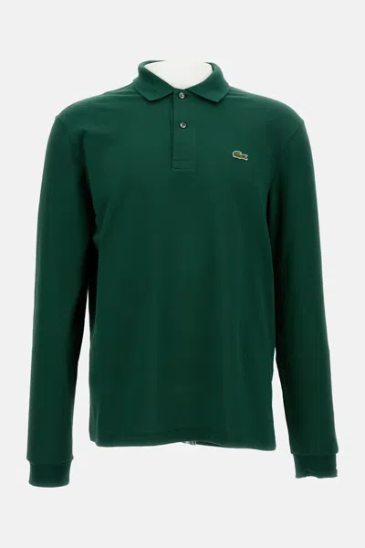 Lacoste Long-sleeve Polo Shirt In Green