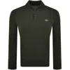 LACOSTE LACOSTE LONG SLEEVE POLO T SHIRT GREEN