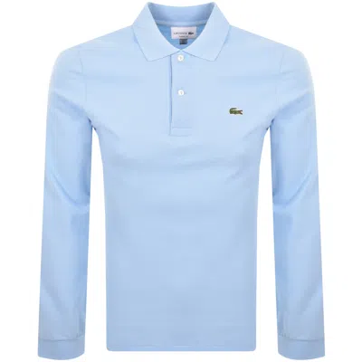 Lacoste Long Sleeve Polo T Shirt Sky Blue