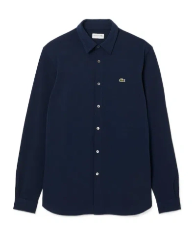 Lacoste Long Sleeve Shirt In Blue