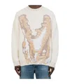 Lacoste Long-sleeved Sweater In Neutral