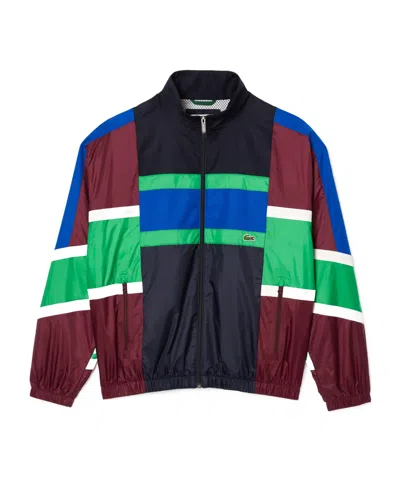 Lacoste Long-sleeved Casual Jacket In Black