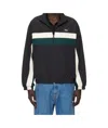 Lacoste Colour-block Crew-neck Sweatshirt In Blue