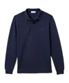 Lacoste Long-sleeved Polo Shirt In Black