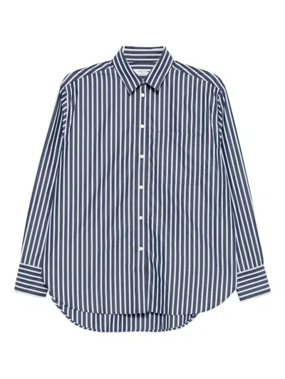 Lacoste Long-sleeved Shirt In Blue