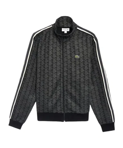 LACOSTE LACOSTE PARIS JACQUARD ZIP-UP TRACK JACKET