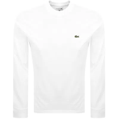 Lacoste Long Sleeved T Shirt White