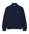 Lacoste Waterproof Performance Stretch Golf Jacket In Blue
