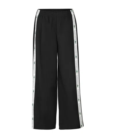 Lacoste Loose Fit Jogging Bottoms In Black