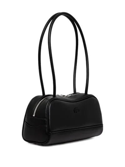 Lacoste Lora Zip-fastening Shoulder Bag In Black