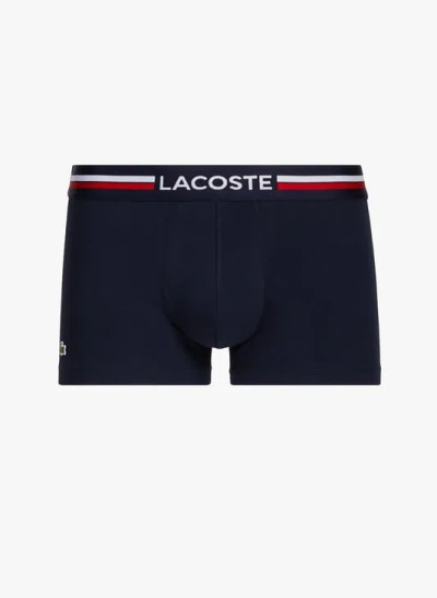 Lacoste Lot De 3 Boxers En Boxer In Blue