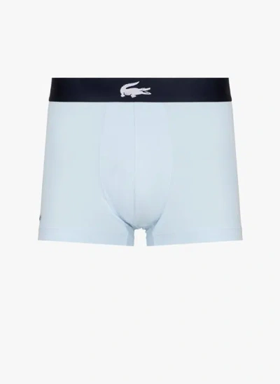 Lacoste Lot De 3 Boxers En Coton In White