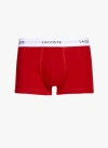 Lacoste Core Essentials Assorted 3-pack Stretch Cotton Boxer Briefs In Multi