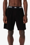 Lacoste Lounge Boxer Shorts In Black