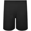 Lacoste Lounge Waffle Shorts Black In Black