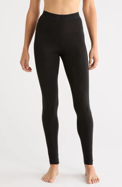 Lacoste Loungewear Leggings In Black
