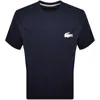 Lacoste Loungewear Logo T Shirt Navy In Blue