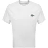Lacoste Loungewear Logo T Shirt White In White
