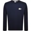 Lacoste Loungewear Sweatshirt Navy In Blue