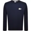 Lacoste Loungewear Sweatshirt Navy In Blue