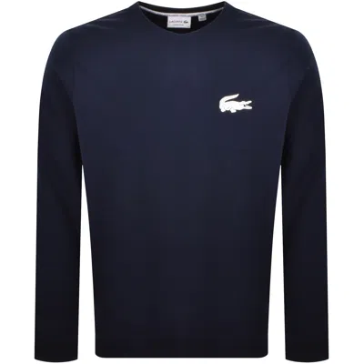 Lacoste Loungewear Sweatshirt Navy In Blue